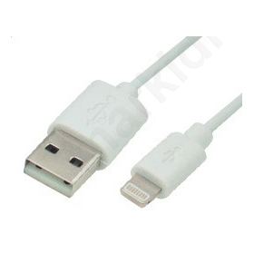 ΚΑΛΩΔΙΟ USB 2.0 1m ΔΕΔΟΜΕΝΩΝ iPHONE LIGHTNING CONNECTOR ΛΕΥΚΟ