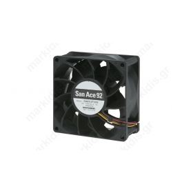 DC 48VDC 92x92x38mm 240m3/h 63dBA