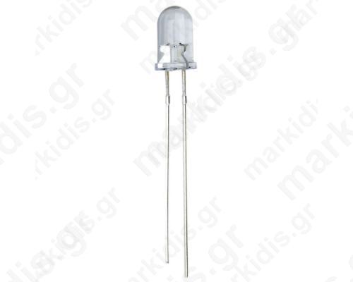 LED 5mm κόκκινο FLASHER 5800/6500mcd 30° 3/5V 20mA 1Hz