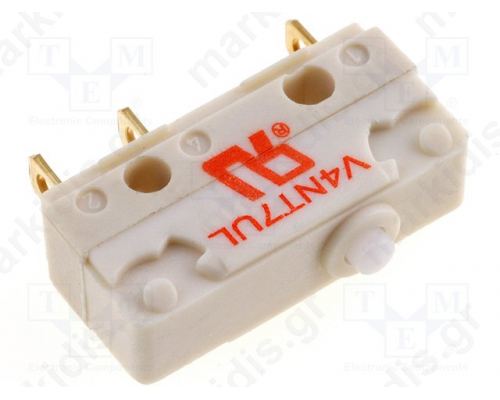 V4NT7UL Microswitch  without lever  SPDT 5A/250VAC  ON-(ON