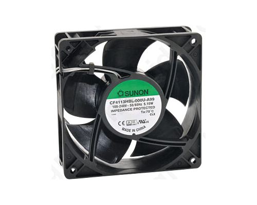 Fan DC axial 24VDC 80x80x25mm 61.2m3/h 30dBA Vapo 2900rpm