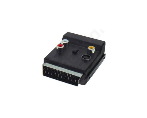 Adaptor Scart-Scart+3Rca+Svhs+ Διακόπτης