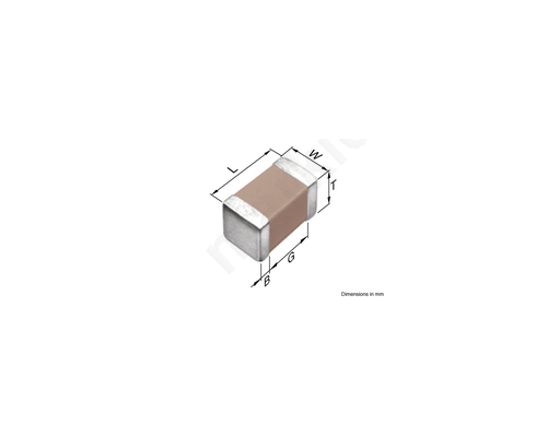 Πυκνωτής κεραμικός 10uF 25V X5R ±20% SMD 0603