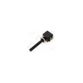 6PSO-10K, Potentiometer: shaft; single turn; 10kO; 100mW; THT; 6mm; plastic