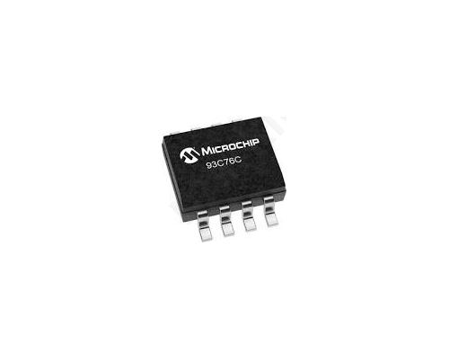 93C76C SMD Memory EEPROM Microwire 1kx8/512kx16bit 4.5x 5.5V 3MHz
