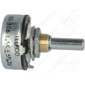 Potensiometer 1,5k 2W ±10% 6mm