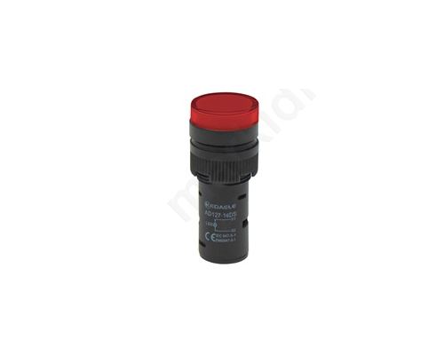 Λυχνία Ενδεικτική Led Φ16 230VAC Κόκκινη Με Βίδες
