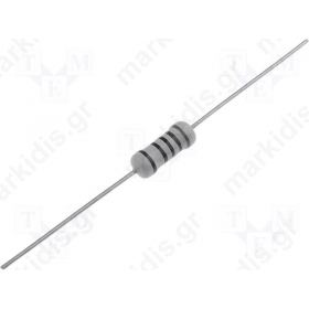 Resistor: metal film; THT; 100Ω; 2W; ±1%; ?5x12mm; 50ppm/°C