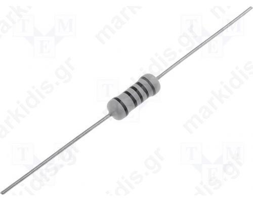 Resistor: metal film; THT; 100Ω; 2W; ±1%; ?5x12mm; 50ppm/°C