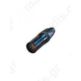 Φίσα XLR αρσενική 6pin για αγωγό 7,5A 18AWG