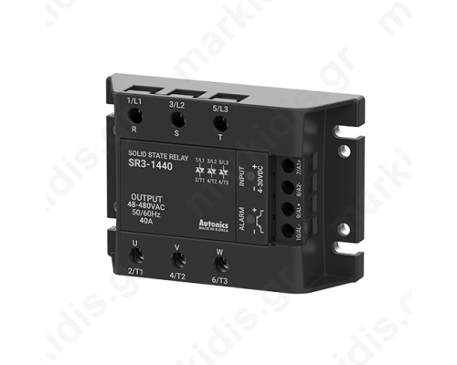 Τριφασικό Relay SSR 40A  3-32VDC 480VAC AUTONICS