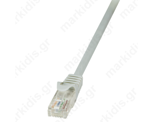 Patch cord Cat 6 PVC Γκρί 1m