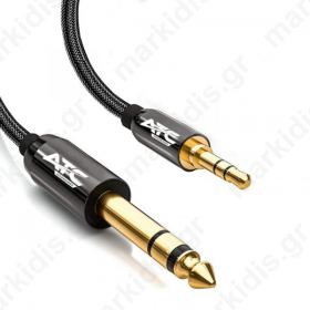 Καλώδιο Audio Jack 3.5mm ΣΕ Jack 6.3mm ST 2m