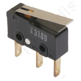 Τερματικός SNAP ACTION 5A/250VAC με μοχλό SPST-NC θέσ: 2 Τερματικός SNAP ACTION 5A/250VAC με μοχλό SPST-NC θέσ: 2