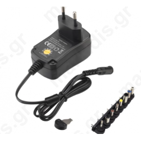 Τροφοδοτικό Ρυθμιζόμενης Τάσης Εξόδου 3-12V DC 600mA