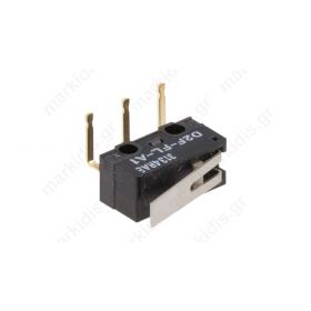 D2F-L-A1 SNAP ACTION 3A/125VAC 2A/30VDC με μοχλό