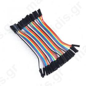 Connection cable; 250mm; Colour: black; PIN:1; Pcs:10