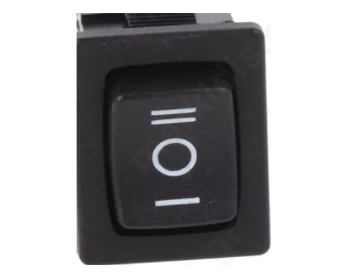 ROCKER  θέσ: 3 ON-OFF-ON 10A/250VAC μαύρο