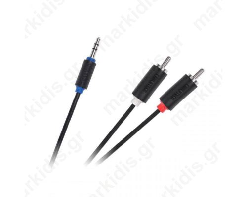 Καλώδιο Stereo 3.5mm  2xRCA 1.8m