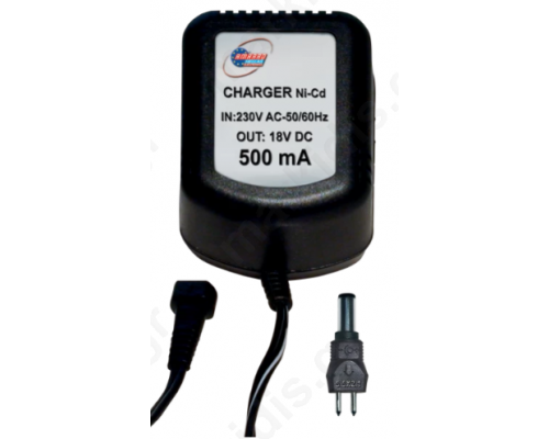 Φορτιστής 18V 500MA  για μπαταρίες NI-CA