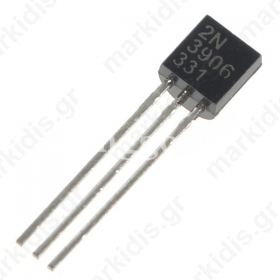 Transistor PNP bipolar 40V 0.2A 625mW TO92