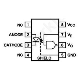 OPTOCOUPLER 6N137/QTC2601