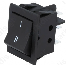 ROCKER DPDT θέσ: 2 ON-ON 15A/250VAC 35m Ω -30/80°C