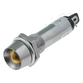 ΕΝΔΕΙΚΤΙΚΟ 24V LED ΚΙΤΡΙΝΟ Φ8ΜΜ IP40 metal