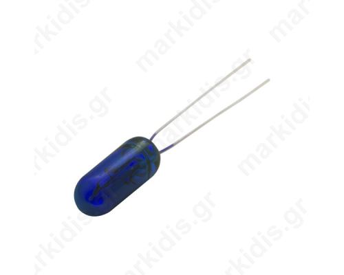 Λαμπάκι Led Ψείρα 4mm Μπλέ 12-14V