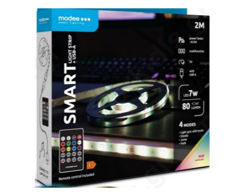 ΤΑΙΝΙΑ LED RGB  7W 2M REMOTE CONTROL 5V USB
