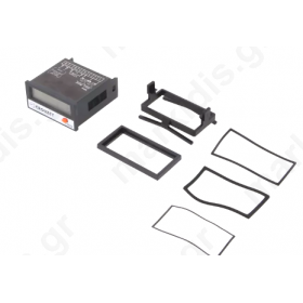 CROUZET-87622070 Μετρητής ηλεκτρονικός LCD παλμοί -9999999?99999999 Πίνακα
