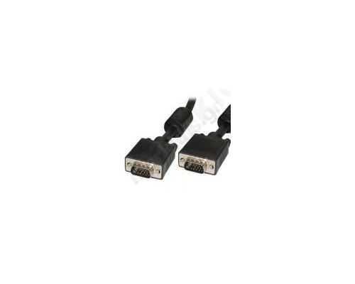 Cable; D-Sub 15pin HD plug, both sides; 5m; shielded