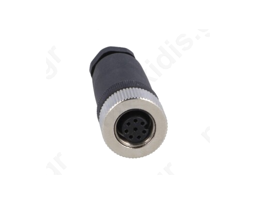 Κονέκτορας Θηλυκός  M12  PIN 8  IP67 2A 30V DEGSON