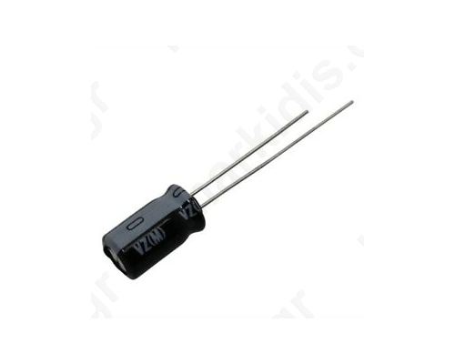 Πυκνωτής 470MF/16V 105C Ηλεκτρολυτικός D8x11,5mm