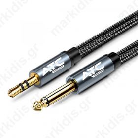Audio Jack 3.5mm Stereo/JACK 6.35 ΜΟΝΟ 2m Audio Jack 3.5mm Stereo/JACK 6.35 ΜΟΝΟ 2m