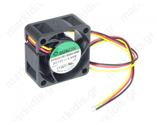 Ανεμιστήρας DC 12VDC 40x40x20mm