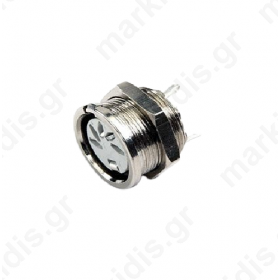 DIN θηλυκό PIN:7  270° για πίνακα,Βιδωτά 34V 2A