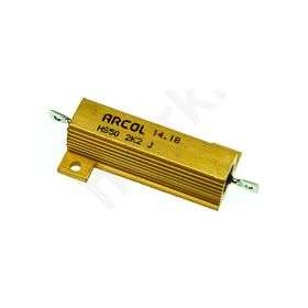 Resistor: wire-wound with heatsink; screwed; 2.2komh; 50W; ±5% Resistor: wire-wound with heatsink; screwed; 2.2komh; 50W; ±5%
