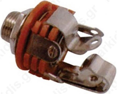 Jack 6.3mm STEREO  Θηλυκό Σασί ULTIMAX