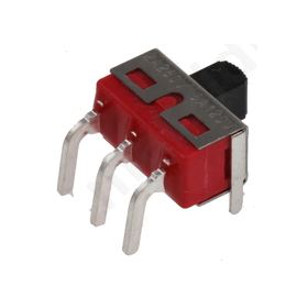 Slide Switch SPDT On-On 5 A@ 28 V dc Side Slide Switch SPDT On-On 5 A@ 28 V dc Side