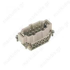 Φίσα HDC 10pin Harting09330102601 Αρσενική Φίσα HDC 10pin Harting09330102601 Αρσενική